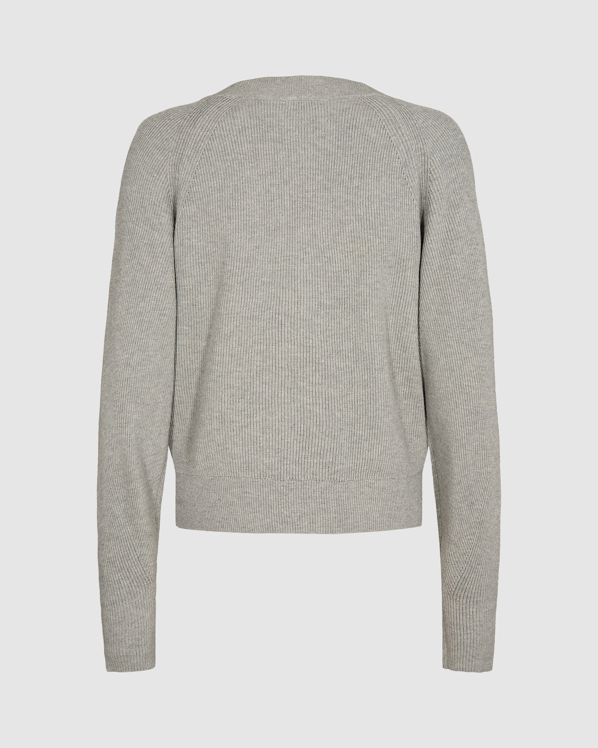 Cardine G007 Cardigan - Light Grey Melange