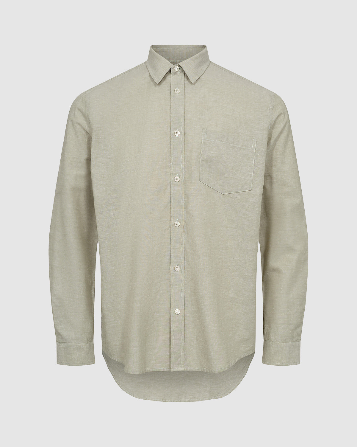 minimum male Jack 9802 Shirt Long Sleeved Shirt 0213 Tea