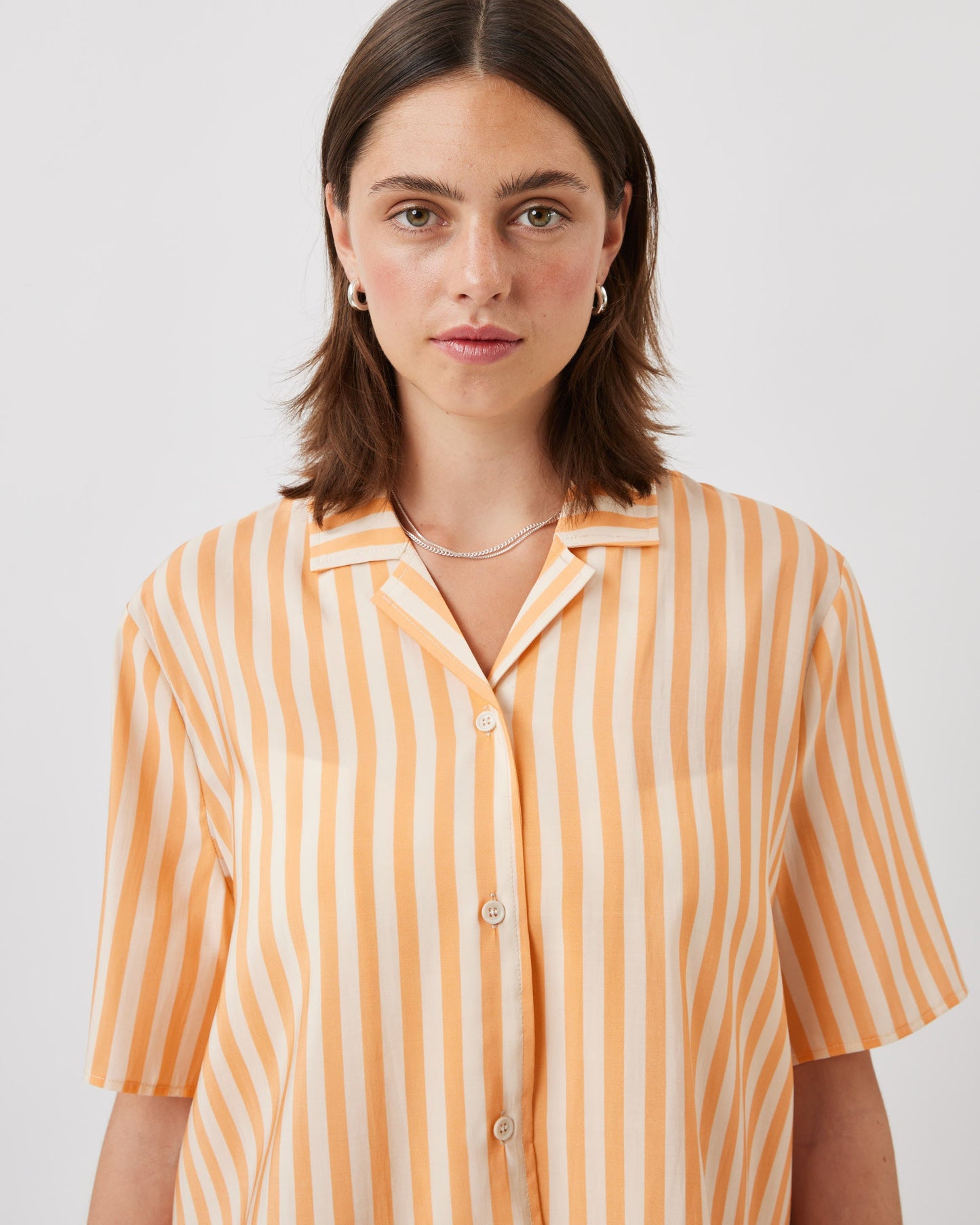 Karlamarie 3079 Shirt - Peach Cobbler