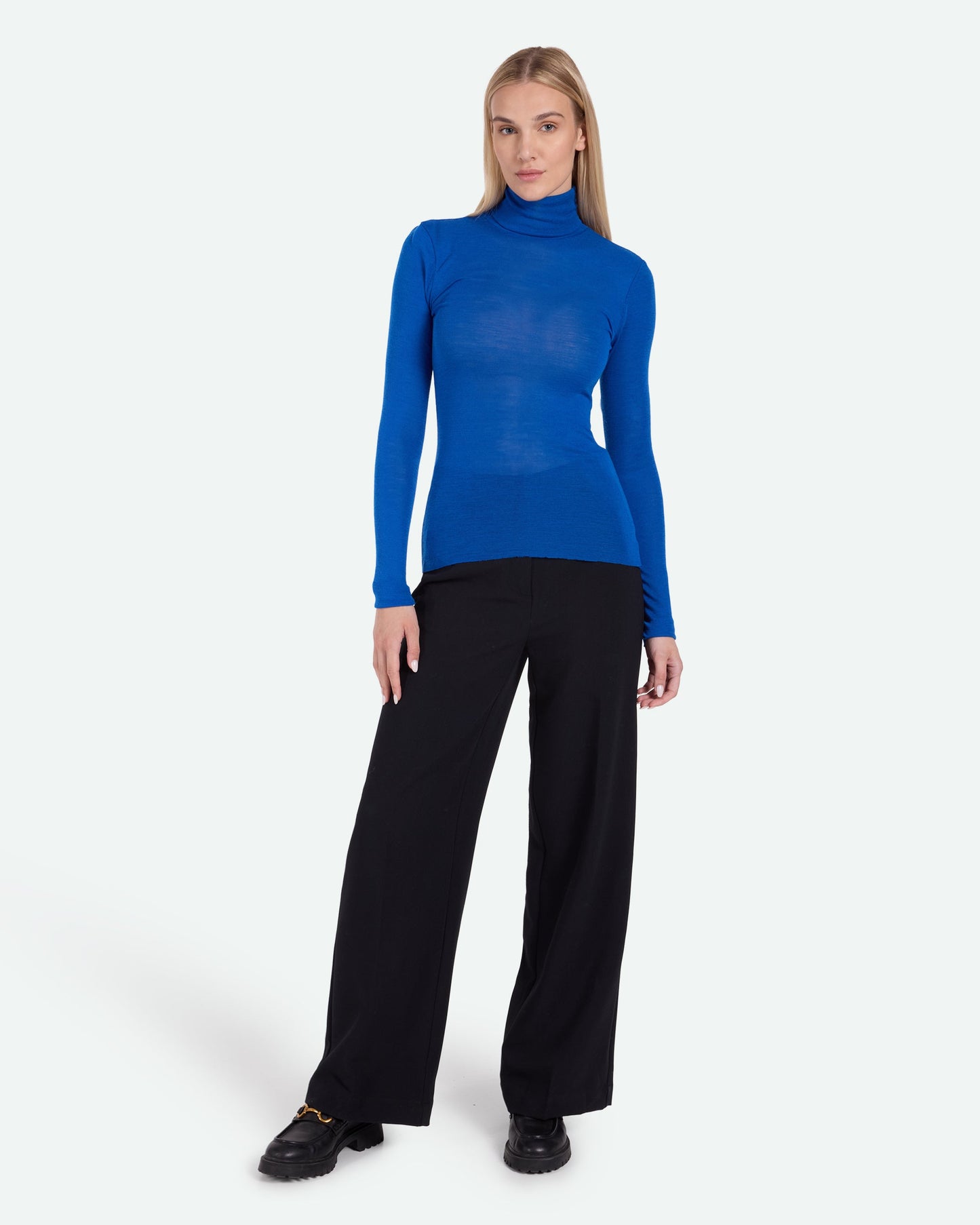 Pernilles turtleneck 3736 - Lapis Blue