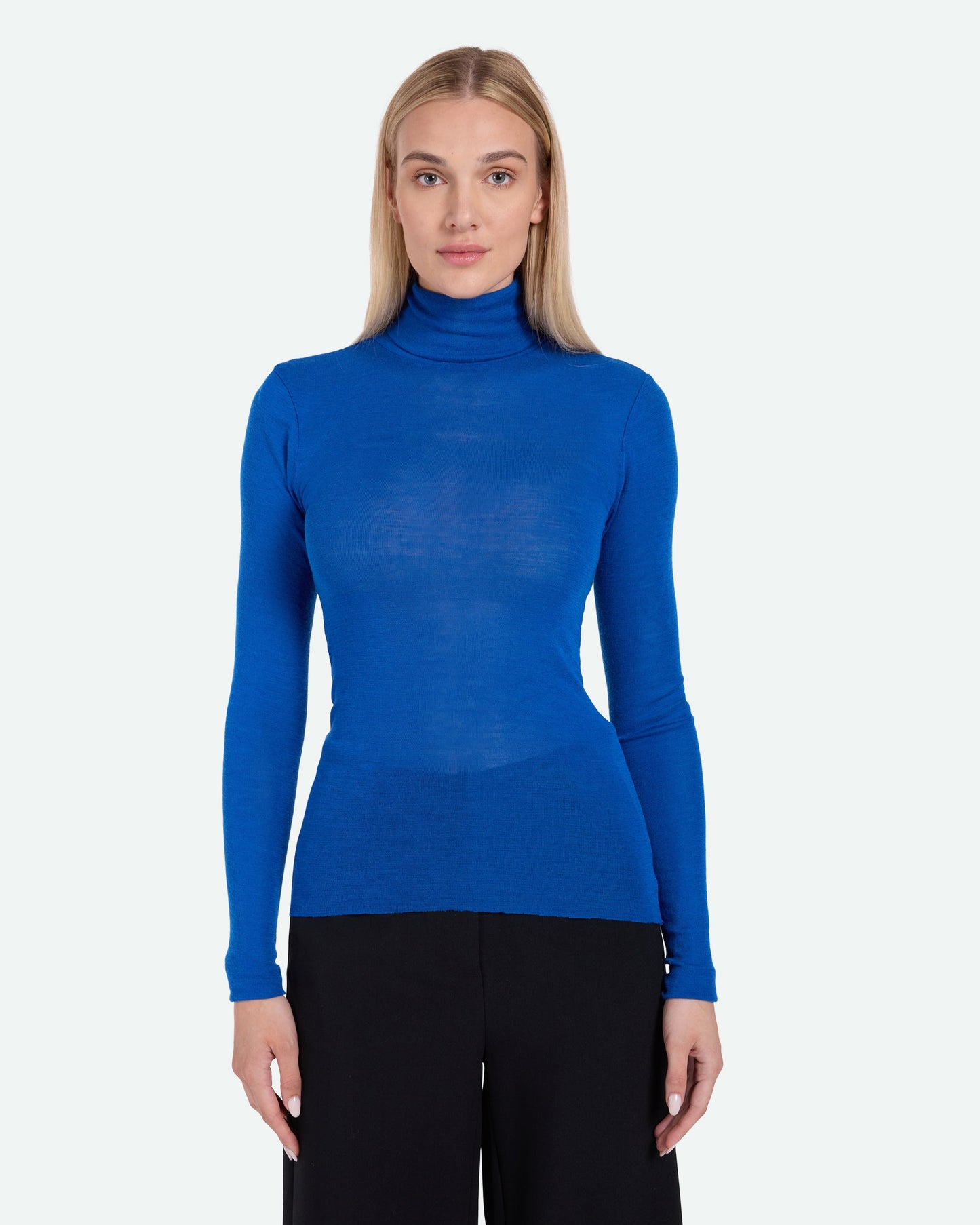 minimum female Pernilles turtleneck 3736 Turtleneck 4045 Lapis Blue