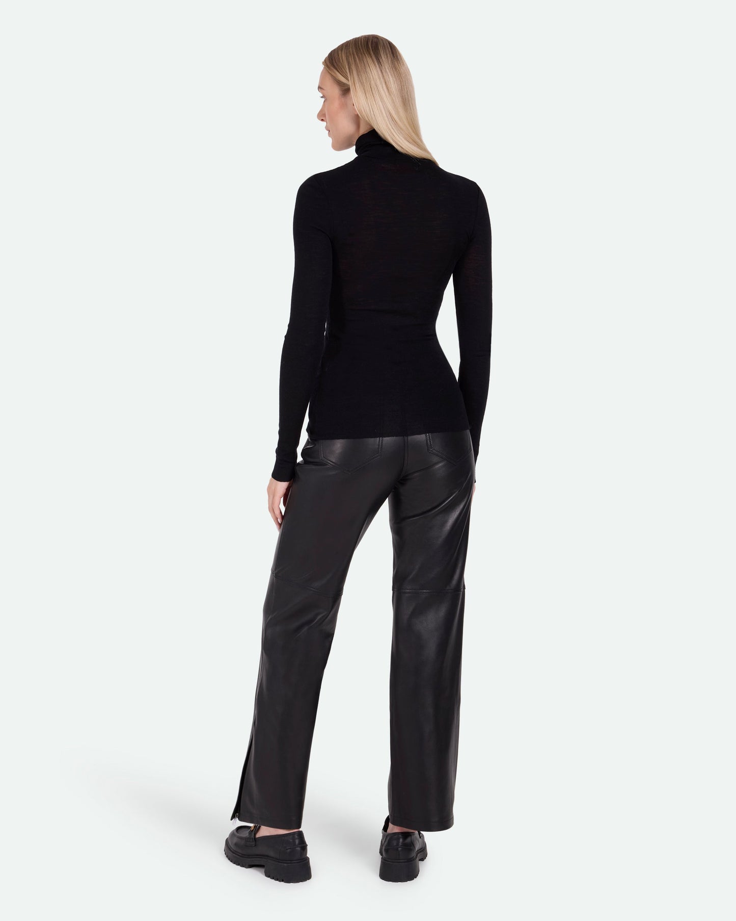 Pernilles turtleneck 3736 - Black