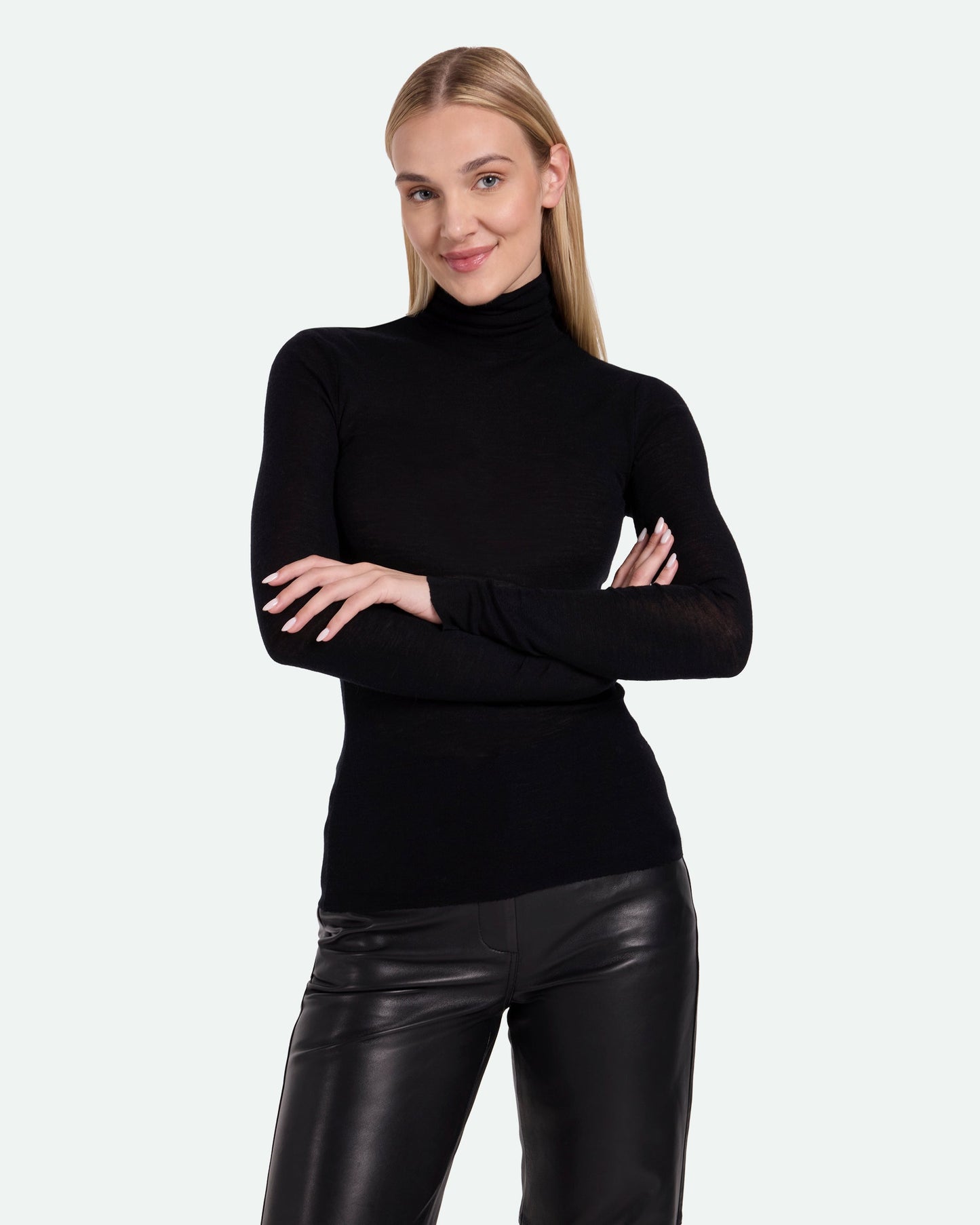 minimum female Pernilles turtleneck 3736 Turtleneck 999 Black