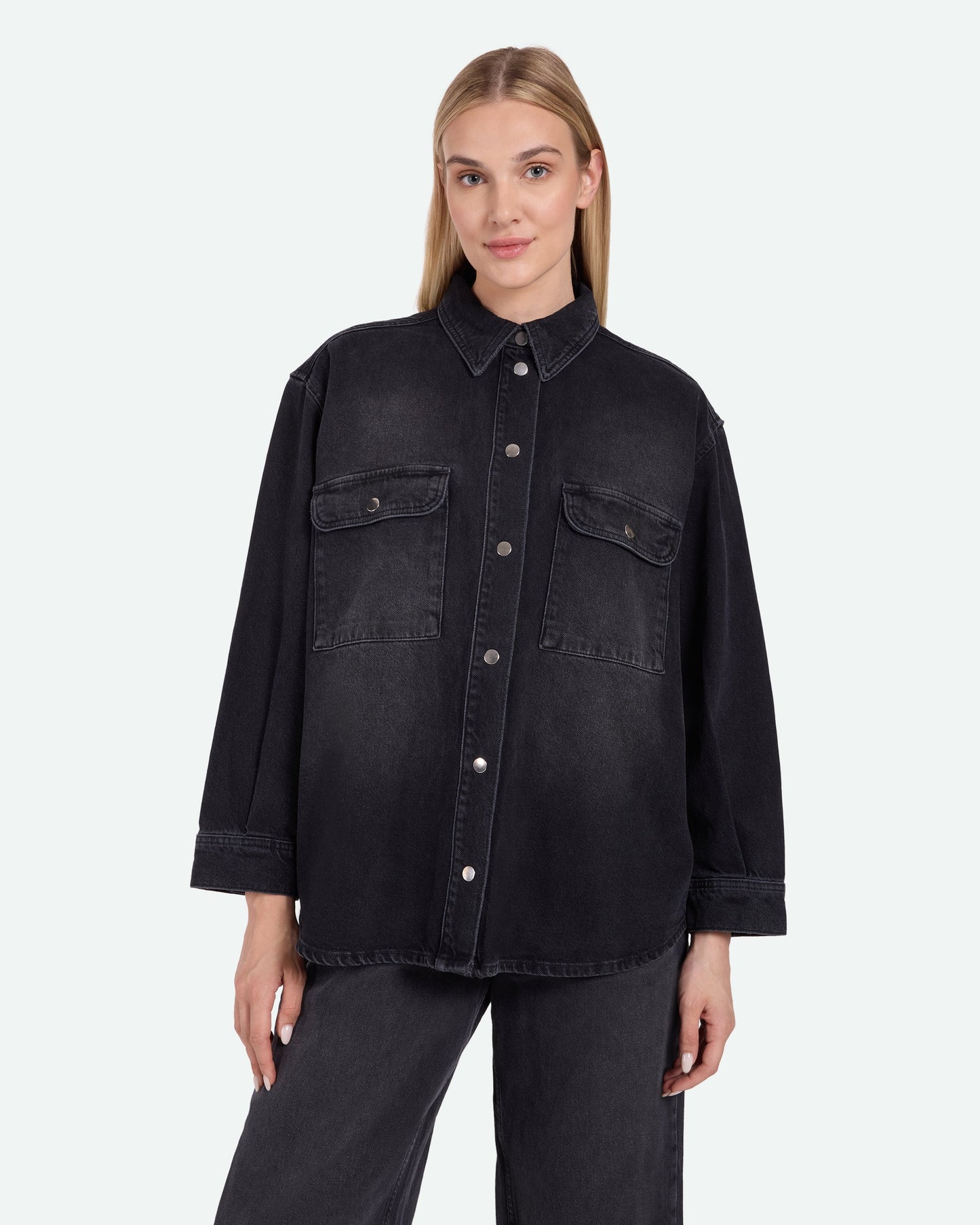 minimum female Siggas 3813 Shirt Long Sleeved Shirt 999 Black