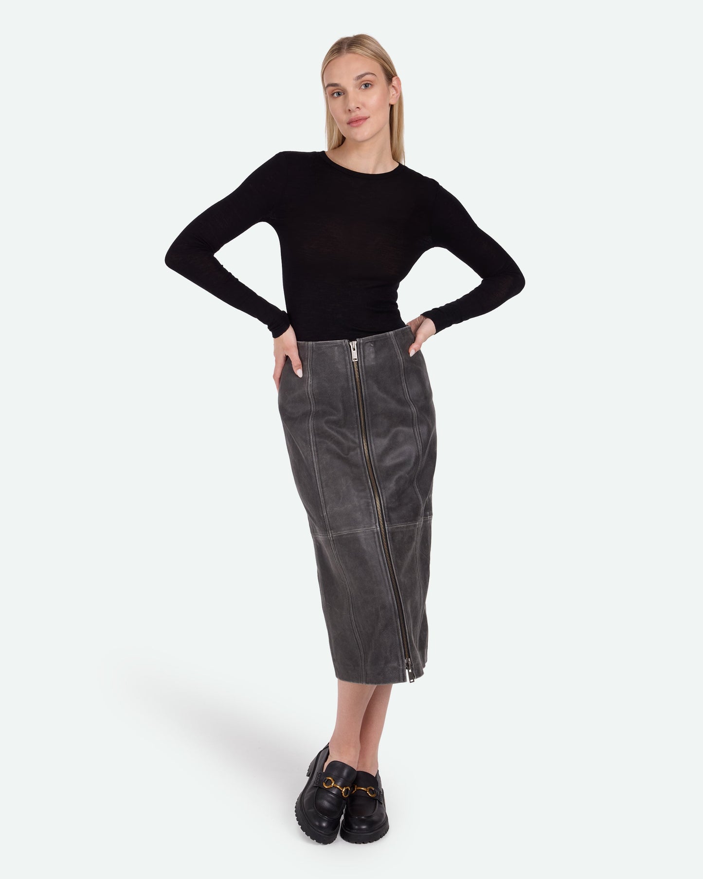 Unas 3783 Skirt - Dark Grey