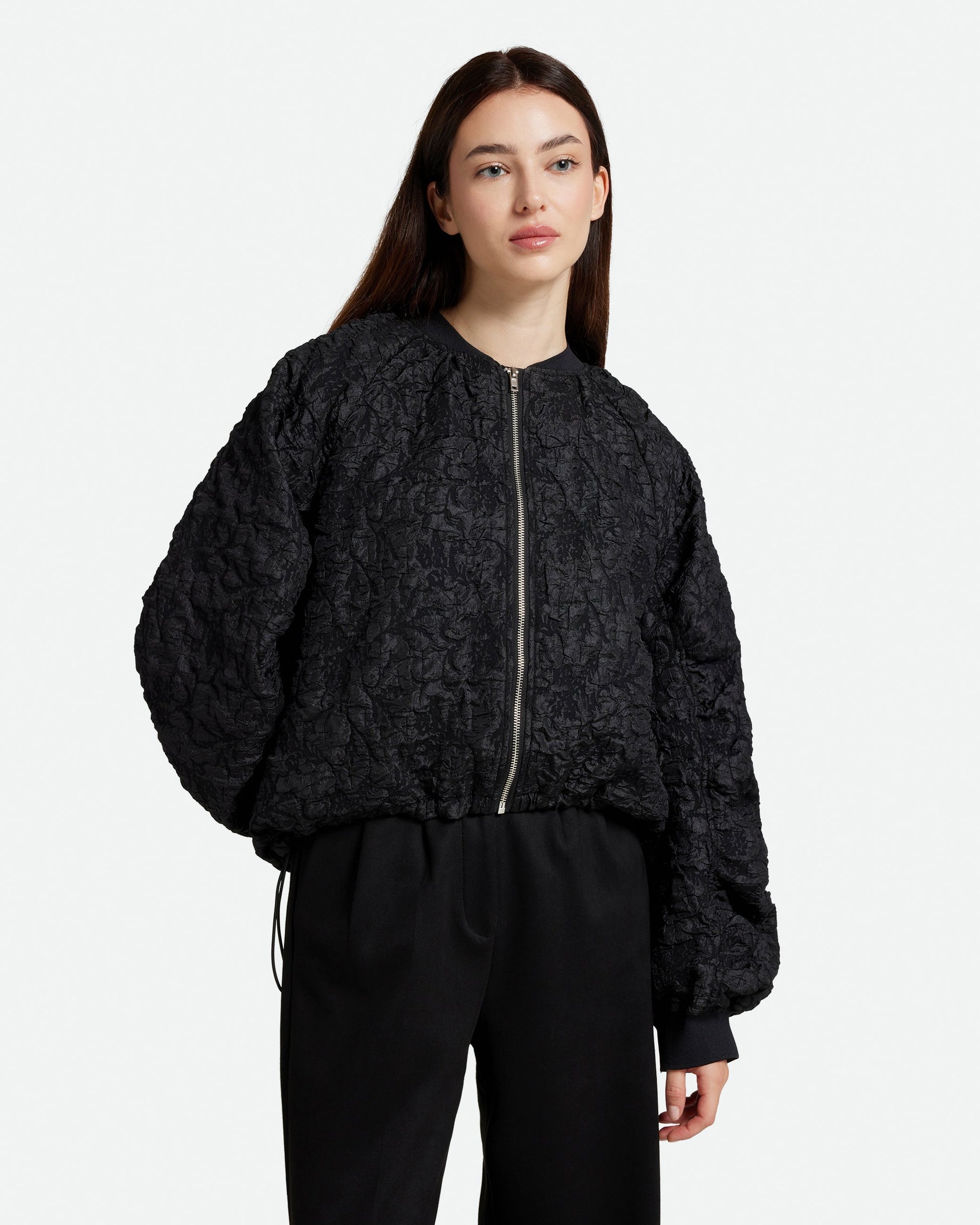 minimum female Willow 3936 Bomber Jacket 999 Black